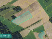 Prodej podílu 1/27 pole, Jedlová, 2196 m2