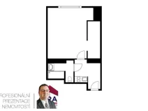 Prodej bytu 1+kk, Praha - Michle, Michelská, 36 m2