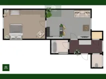 Pronájem bytu 2+kk, Plzeň, Klatovská třída, 52 m2