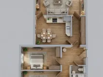 Prodej bytu 3+1, Praha - Stodůlky, Borovanského, 82 m2