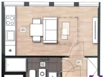 Prodej bytu 1+kk, Praha, Perucká, 23 m2