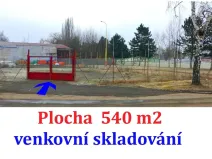 Pronájem komerčního pozemku, Praha - Horní Počernice, 540 m2