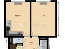 Pronájem bytu 1+1, Praha - Dejvice, Koulova, 40 m2