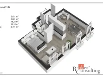 Prodej bytu 2+kk, Poděbrady - Poděbrady III, náměstí 5. května, 44 m2