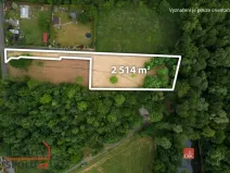 Prodej zahrady, Praha - Koloděje, 2514 m2