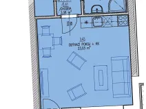 Prodej bytu 1+kk, Brno, Chvalovka, 35 m2