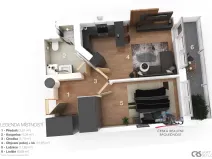 Pronájem bytu 2+kk, Praha - Letňany, Kuželova, 37 m2