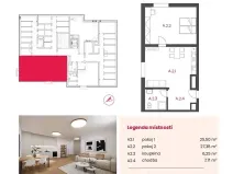 Prodej apartmánu, Kolín, Pražská, 70 m2