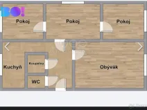 Prodej bytu 4+1, Orlová, Osvobození, 75 m2