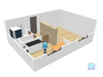 Prodej bytu 1+1, Stříbro, Na Vyhlídce, 33 m2