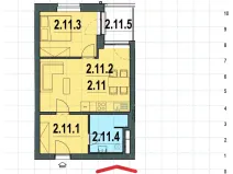 Prodej bytu 2+kk, Vrchlabí - Hořejší Vrchlabí, Horská, 46 m2
