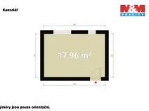 Pronájem kanceláře, Plzeň - Lobzy, Republikánská, 18 m2