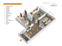 Prodej bytu 2+1, Mnichovice, Pražská, 60 m2