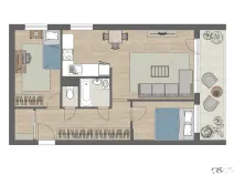 Prodej bytu 3+kk, Zdice, Velizská, 64 m2