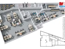 Pronájem kanceláře, Praha - Hostivař, Na Plískavě, 401 m2