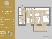 Prodej apartmánu, Javorník, 49 m2