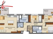 Prodej bytu 4+kk, Praha, Honzíkova, 125 m2