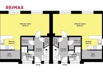 Pronájem rodinného domu, Veltruby, 97 m2