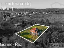 Prodej pozemku pro bydlení, Husinec, Husinecká, 858 m2