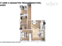 Prodej rodinného domu, Náměšť na Hané, Nové Dvory, 70 m2