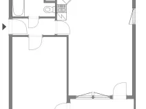 Prodej bytu 2+kk, Praha - Dubeč, Nad mlýnským potokem, 61 m2