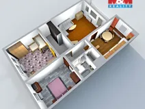 Prodej bytu 3+1, Česká Lípa, Hradecká, 75 m2