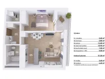 Prodej bytu 2+kk, Praha - Modřany, Vrátnická, 51 m2