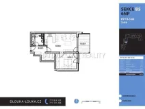 Pronájem bytu 2+kk, České Budějovice - České Budějovice 2, Volejbalistů, 52 m2