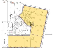 Pronájem kanceláře, Praha, Washingtonova, 214 m2