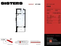 Prodej bytu 1+kk, Plzeň - Jižní Předměstí, náměstí Českých bratří, 24 m2