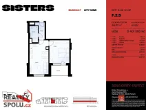 Prodej bytu 2+kk, Plzeň - Jižní Předměstí, náměstí Českých bratří, 55 m2