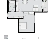 Pronájem bytu 2+kk, Praha - Břevnov, Radimova, 58 m2