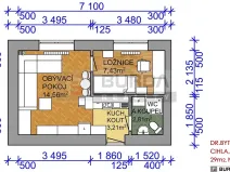 Pronájem bytu 1+1, Neratovice, 28 m2