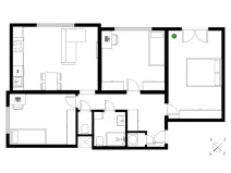 Prodej bytu 4+kk, Praha - Strašnice, Na padesátém, 73 m2