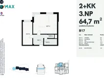 Prodej bytu 2+kk, Karlovy Vary, Šumavská, 64 m2