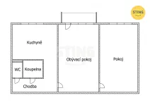 Pronájem bytu 2+1, Ostrava, Alberta Kučery, 59 m2