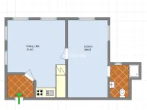 Prodej bytu 2+kk, Osečná - Zábrdí, 43 m2