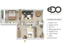 Pronájem bytu 2+1, Kolín - Kolín II, Rimavské Soboty, 53 m2