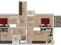 Prodej bytu 3+1, Praha - Černý Most, Bryksova, 78 m2