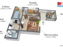 Prodej chaty, Klášterec nad Ohří, Ohřecká louka, 39 m2