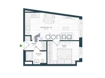 Pronájem bytu 2+kk, Praha, Novotného, 45 m2