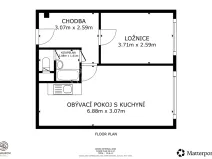 Pronájem bytu 2+kk, Hořovice, Na Radosti, 38 m2