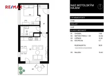 Prodej bytu 2+kk, Praha - Stodůlky, Kejhova, 51 m2