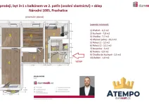 Prodej bytu 3+1, Prachatice - Prachatice II, Národní, 72 m2