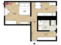 Pronájem bytu 1+1, Borohrádek, Havlíčkova, 44 m2