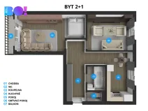 Prodej bytu 2+1, Karviná, Centrum, 54 m2
