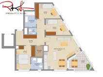 Prodej bytu 4+kk, Praha, náměstí Olgy Scheinpflugové, 104 m2