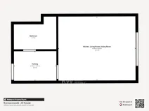 Pronájem bytu 1+kk, Praha - Libeň, Novovysočanská, 25 m2