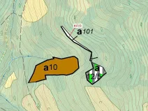 Dražba lesa, Zubrnice, 815 m2