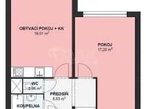 Prodej bytu 2+kk, Brno - Líšeň, Elplova, 44 m2